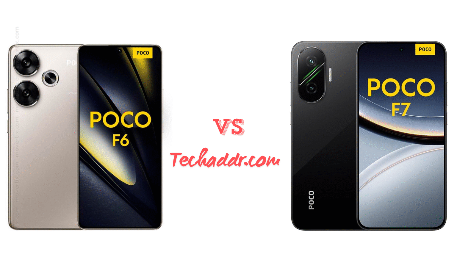 POCO F7 V POCO F6