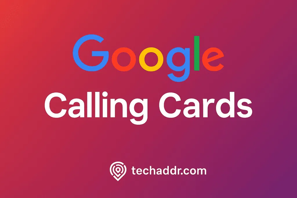 Google Calling Cards