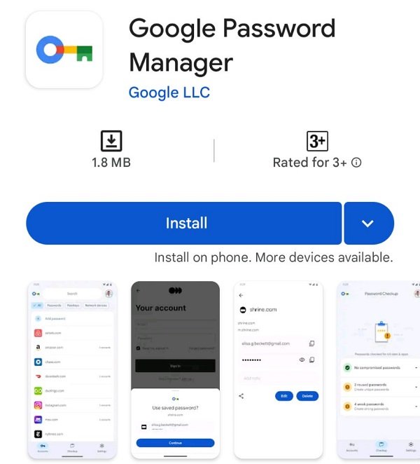 Google Password Manager